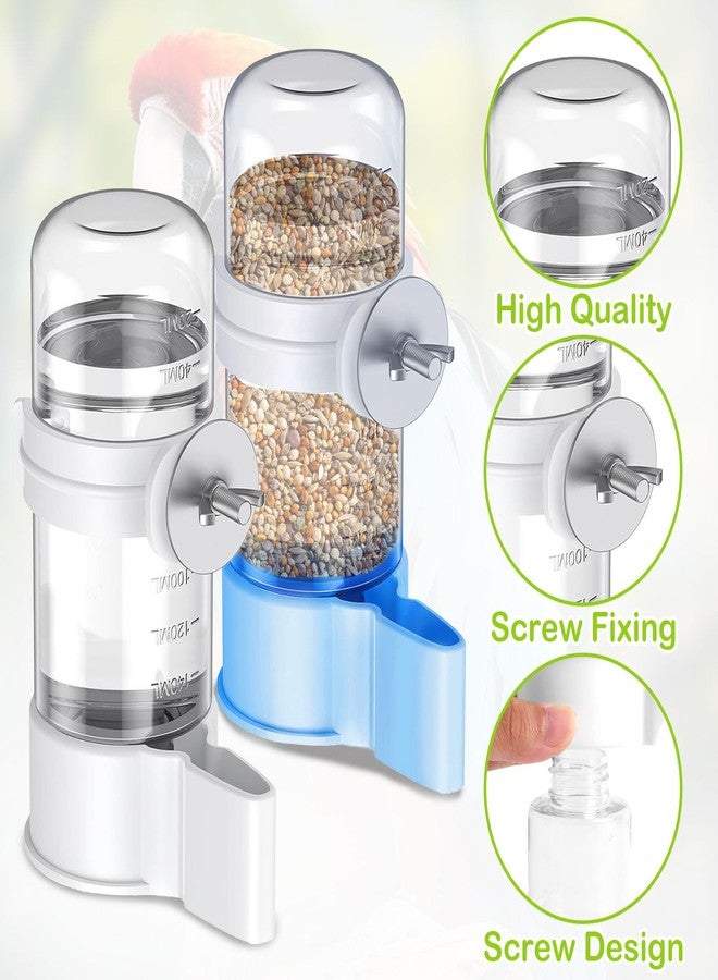 DAWZMR 2 PCS Automatic Bird Cage Water Dispenser, Parakeet Parrot Feeder Hanging Drinking - Image 4